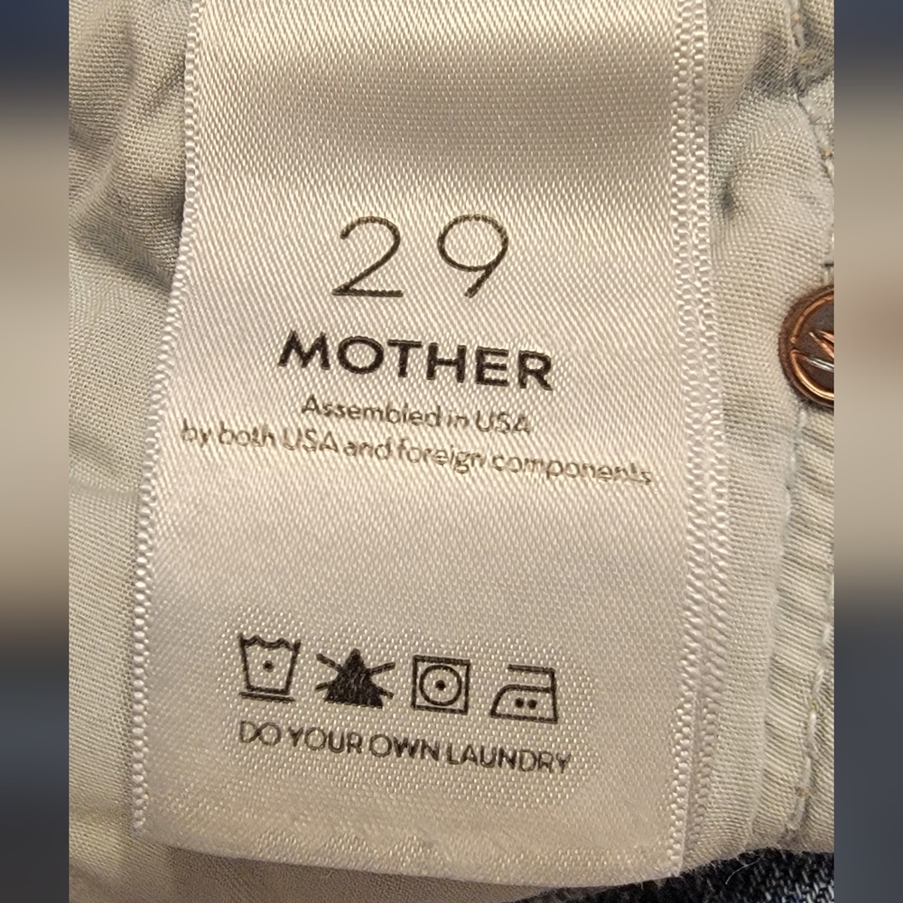 Mother The Dropout Fray in Reckless Jeans Size 29 - Picture 8 of 9